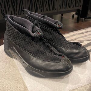 Used Jordan 15 Black Athletic Shoes